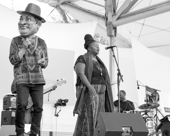 Moran et E Harris - Paris Jazz Festival - 5 juillet 2015