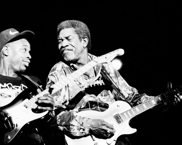 Bernard et Luther Allison - Banlieues Bleues - Livry Gargan - 26 mars 1996